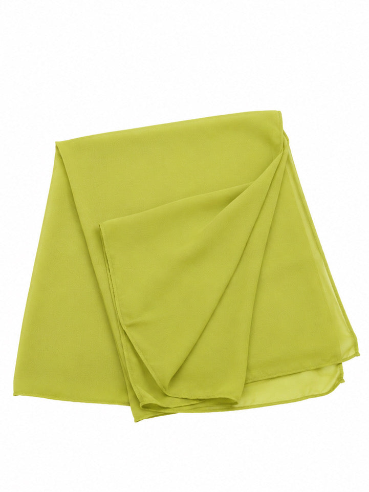Pear Green Georgette Hijab - Shade 35