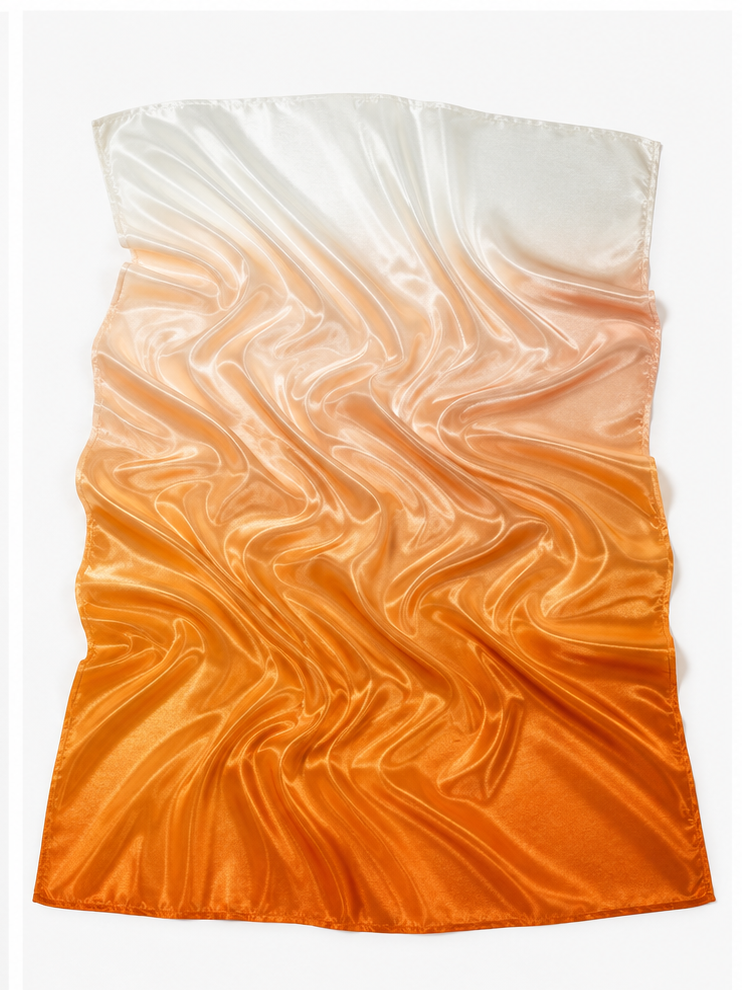 Apricot Glow - Ombre Silk