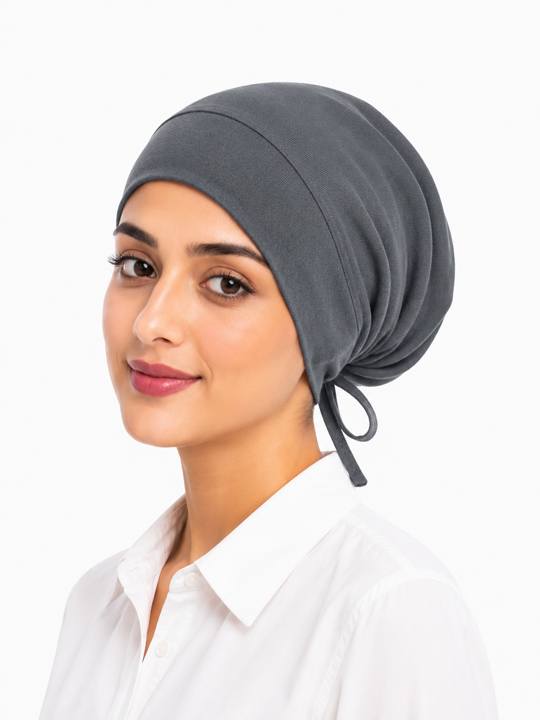 Turban Cap - Dark Grey