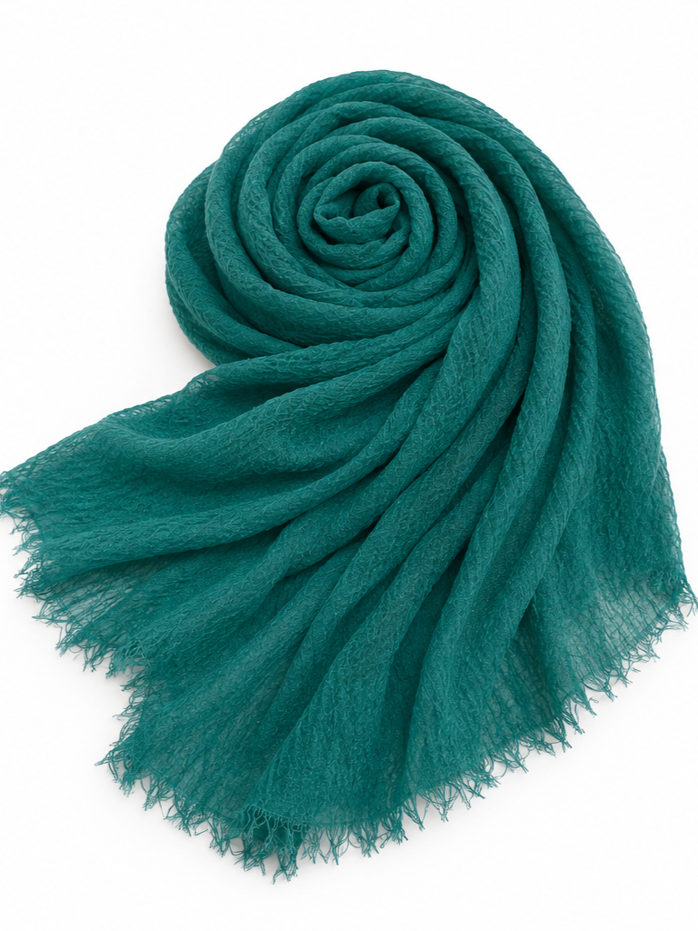 Crimped Hijab - Green