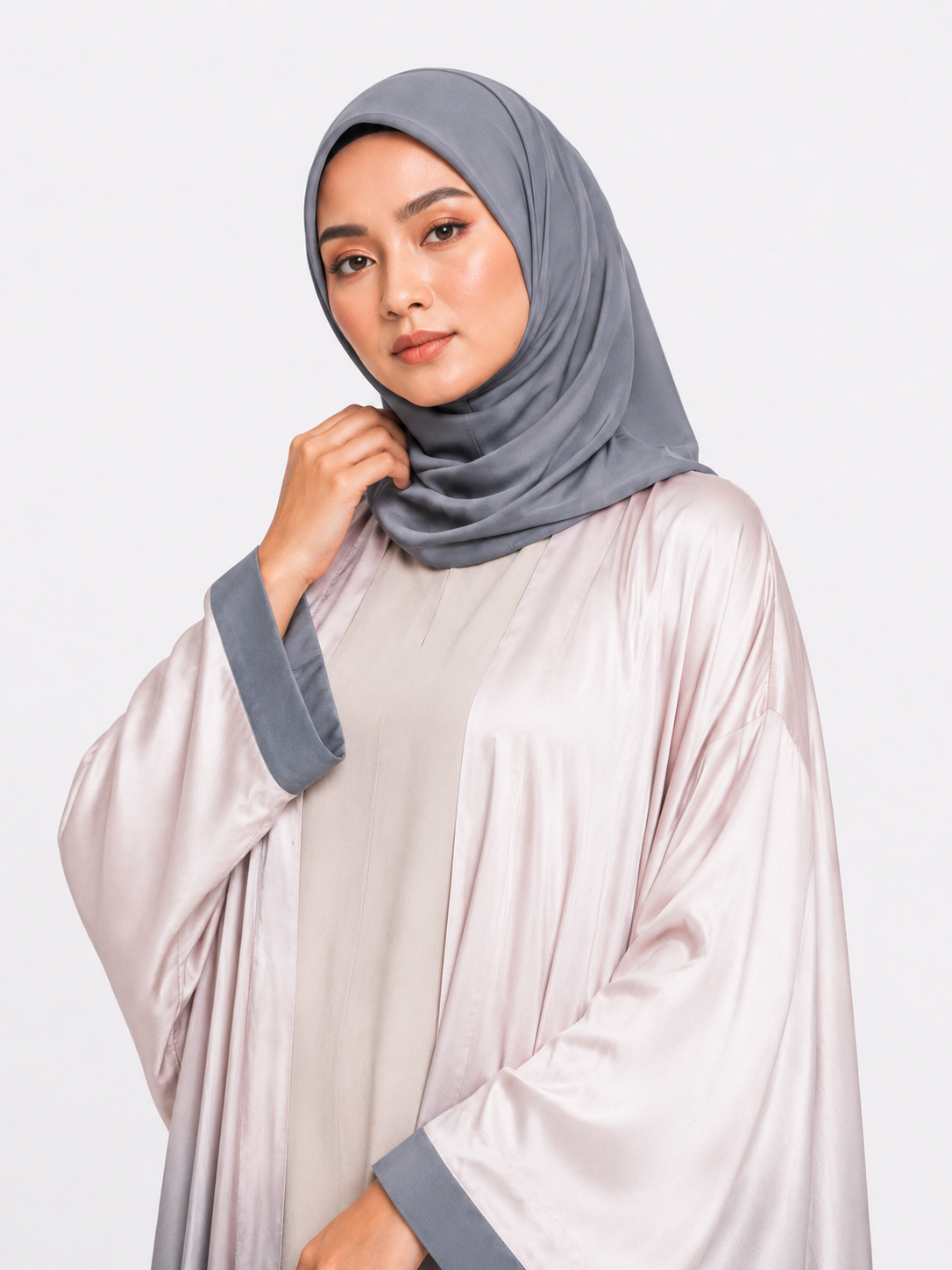 Ombre Baggy Abaya - Moonlit
