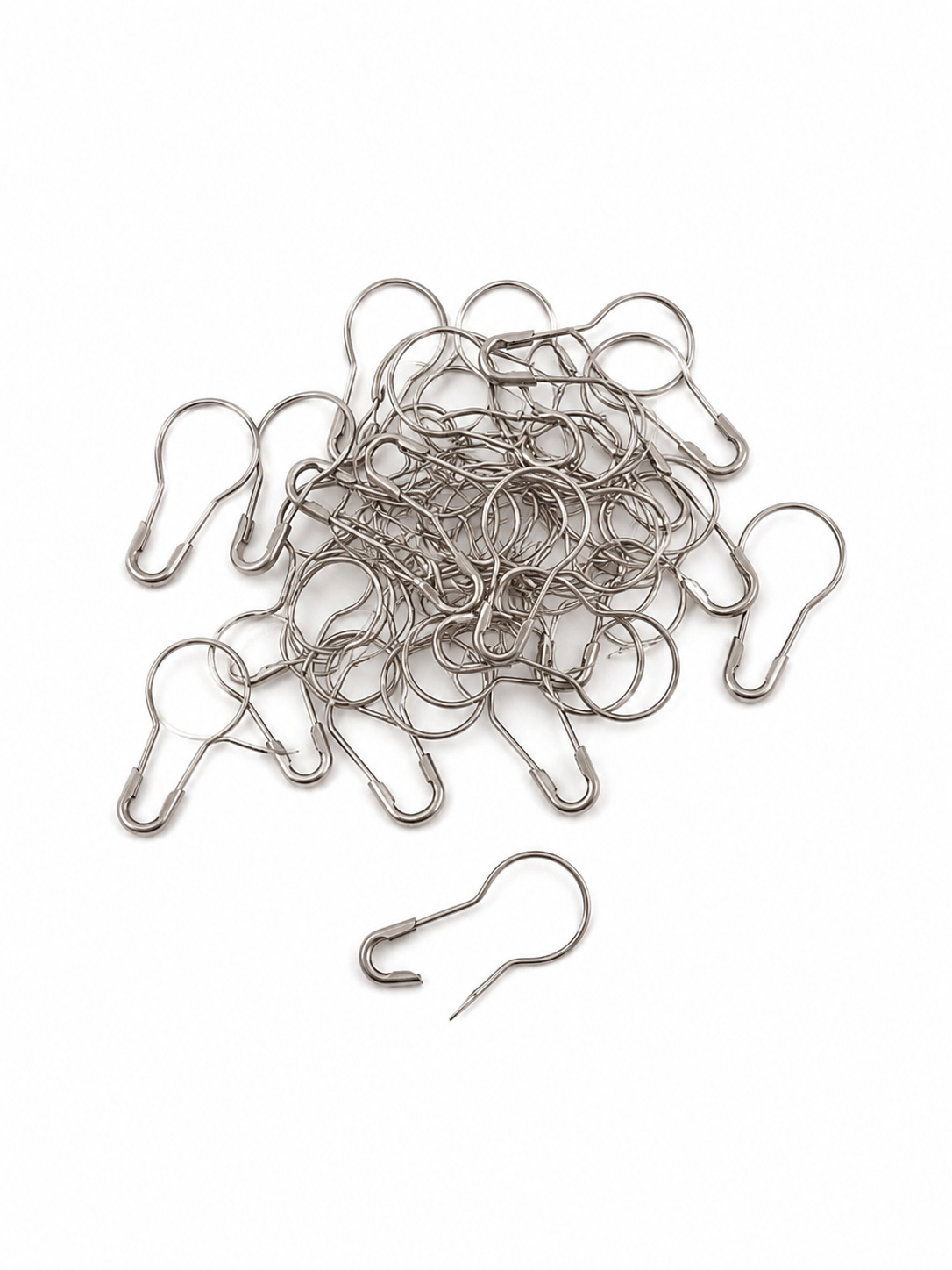 No Snag Pin Box - Silver 100 Pins