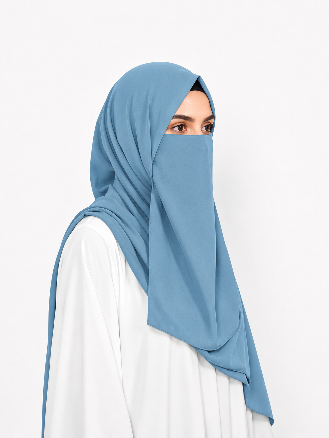 Hijab & Niqab Set - Sky Blue