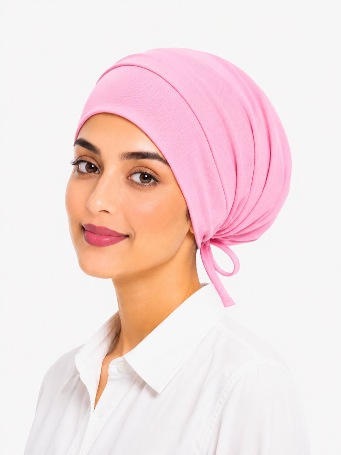 Turban Cap - Baby Pink