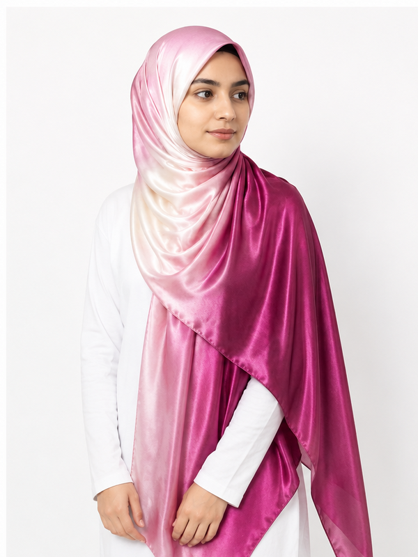 Ombre Silk Hijabs