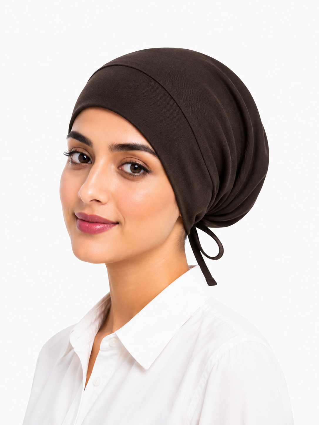 Turban Cap - Dark Brown