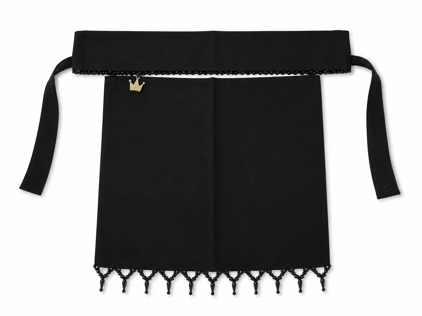Double Beaded Saudi Niqab - Black