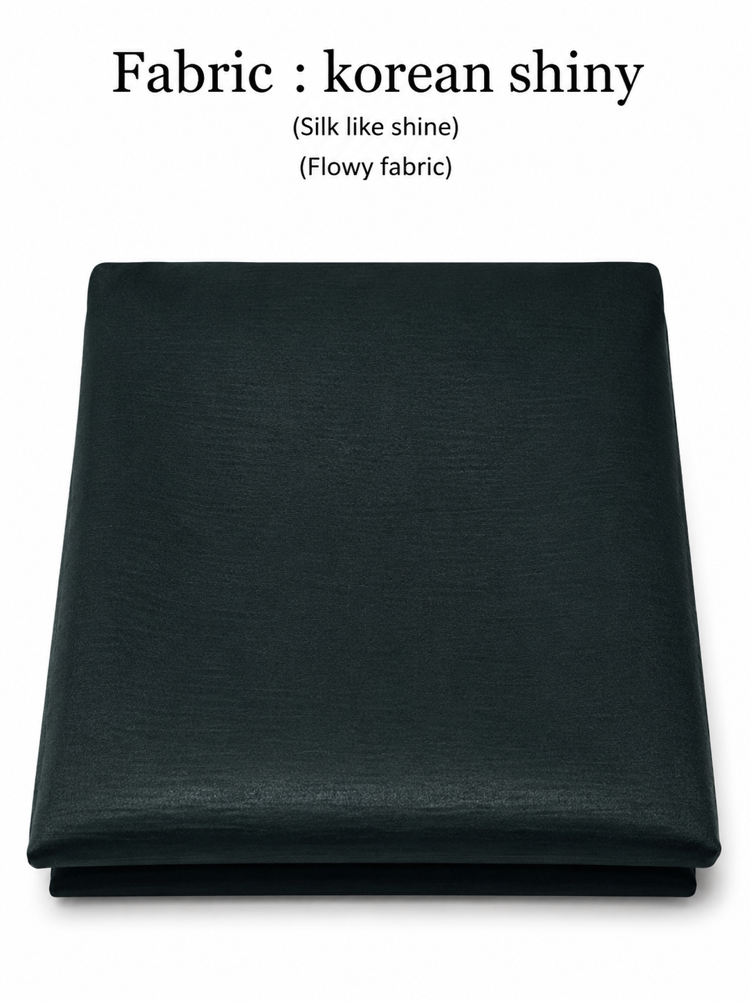 Korean Shiny Nida Abaya - Green