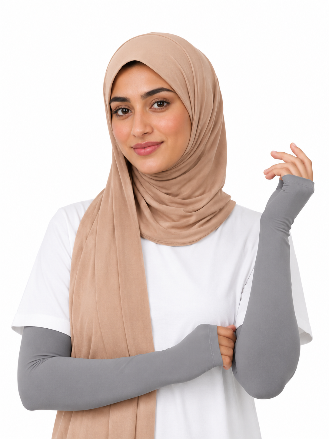Imported Thumb Hole Sleeves - Grey