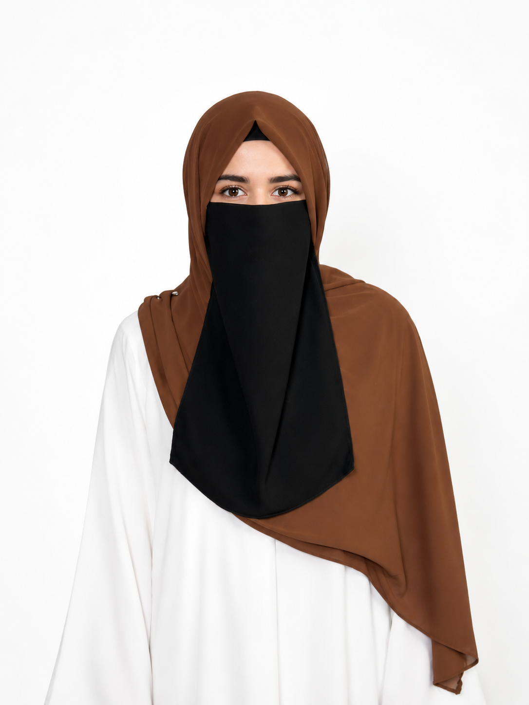 Half Niqab Dori - Regular (Black)