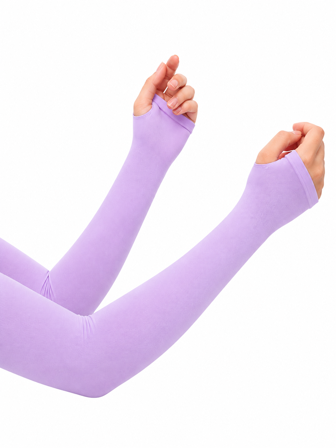 Imported Thumb Hole Sleeves - Lavender