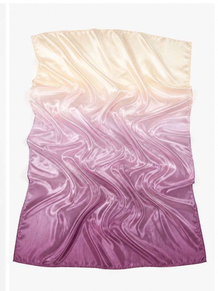 Mauve Bloom - Ombre Silk
