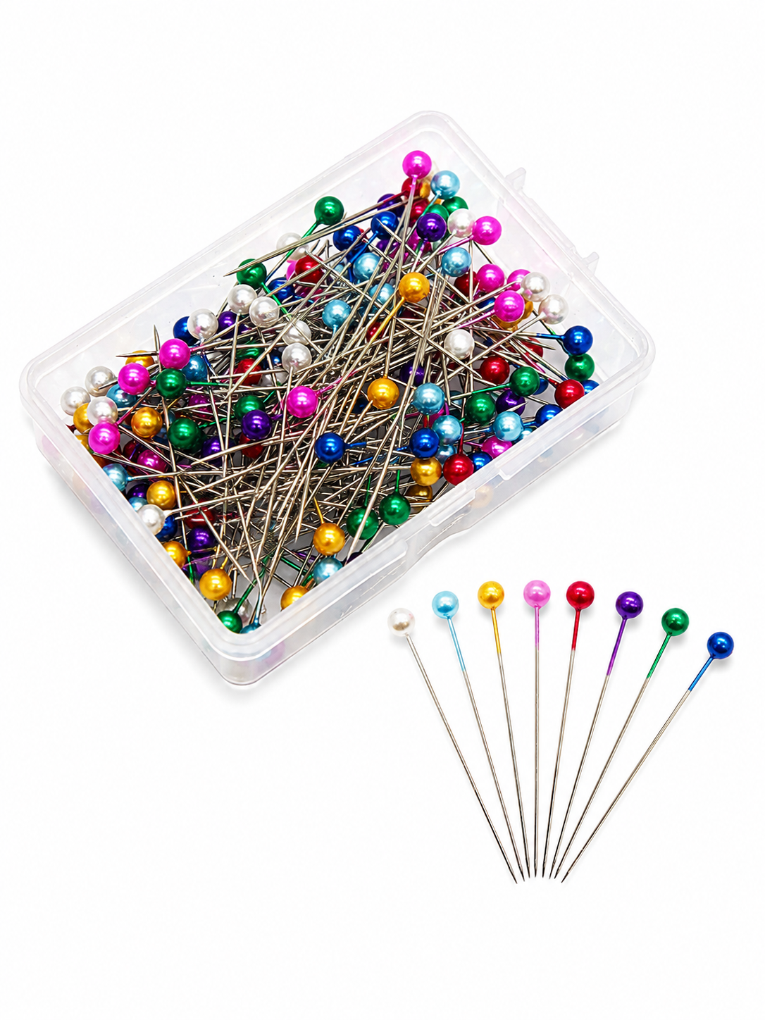 Metallic Pin Box - Multi 100 Pins