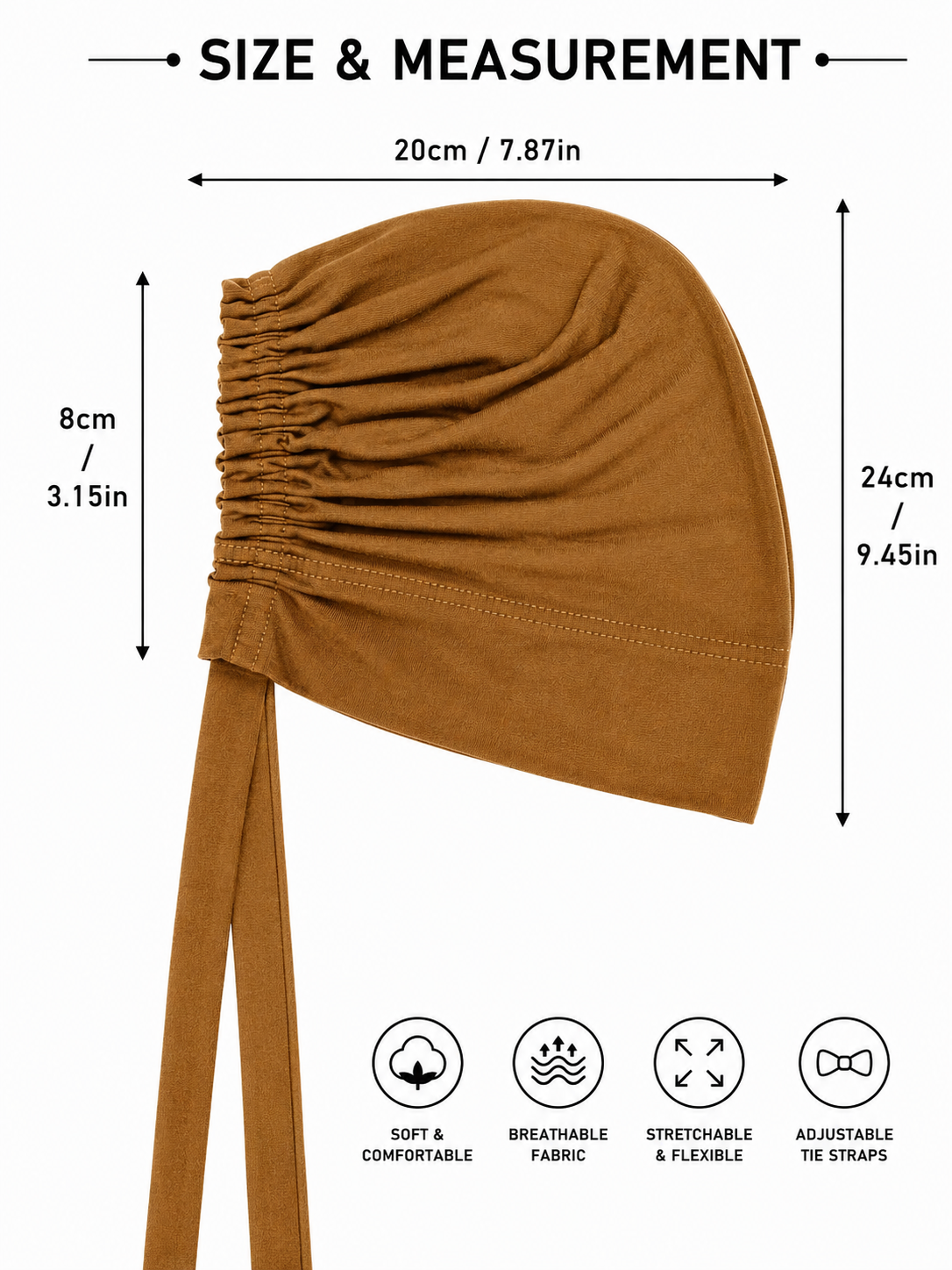 Turban Cap - Mustard