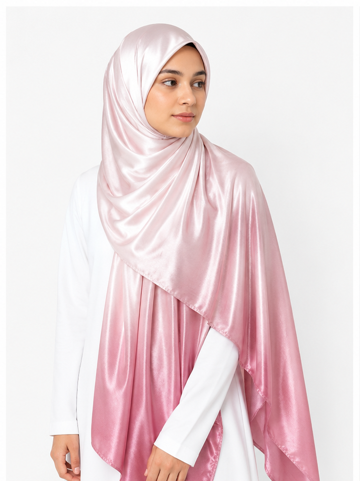 Pink Petal - Ombre Silk