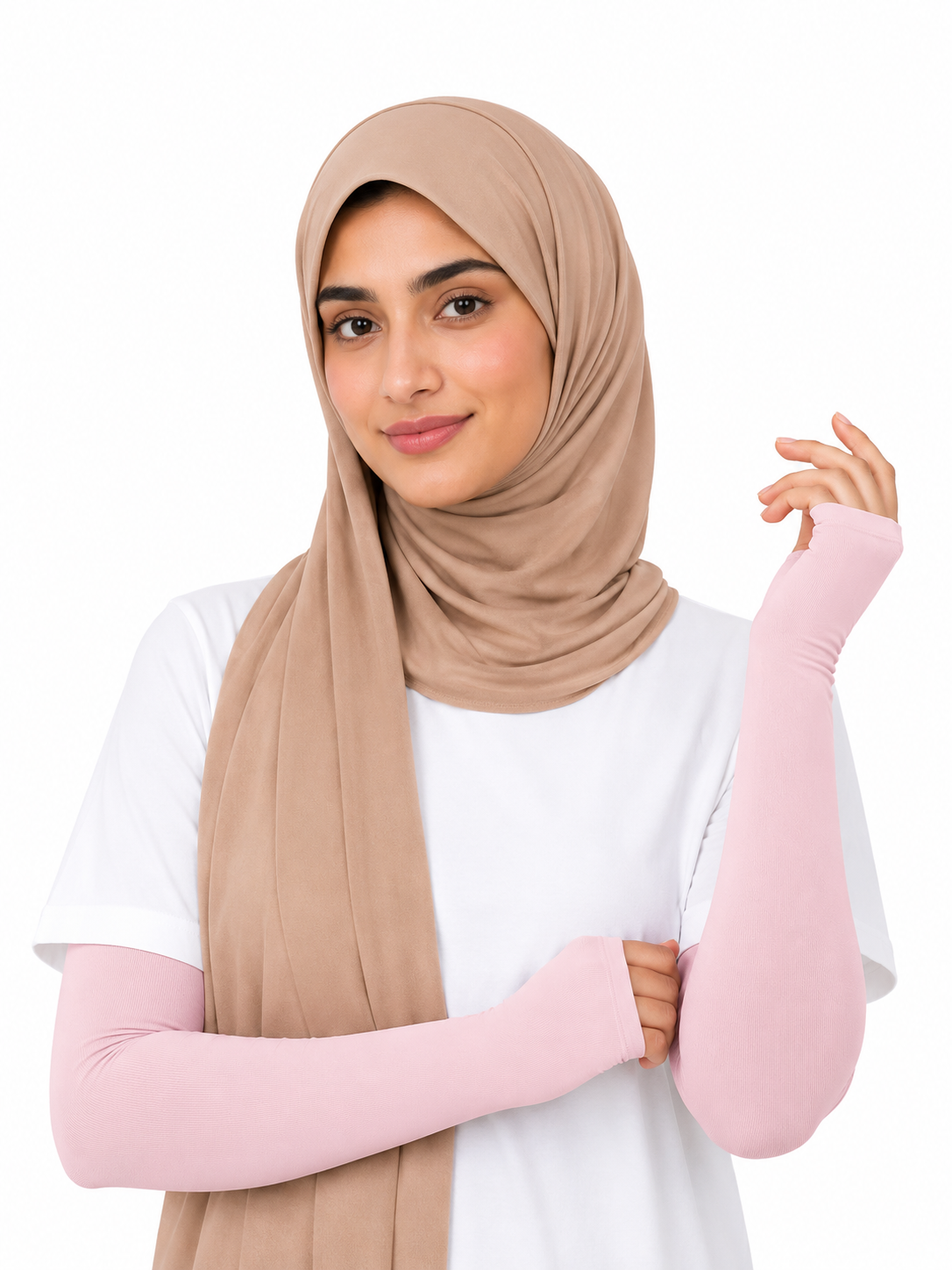 Imported Thumb Hole Sleeves - Pink