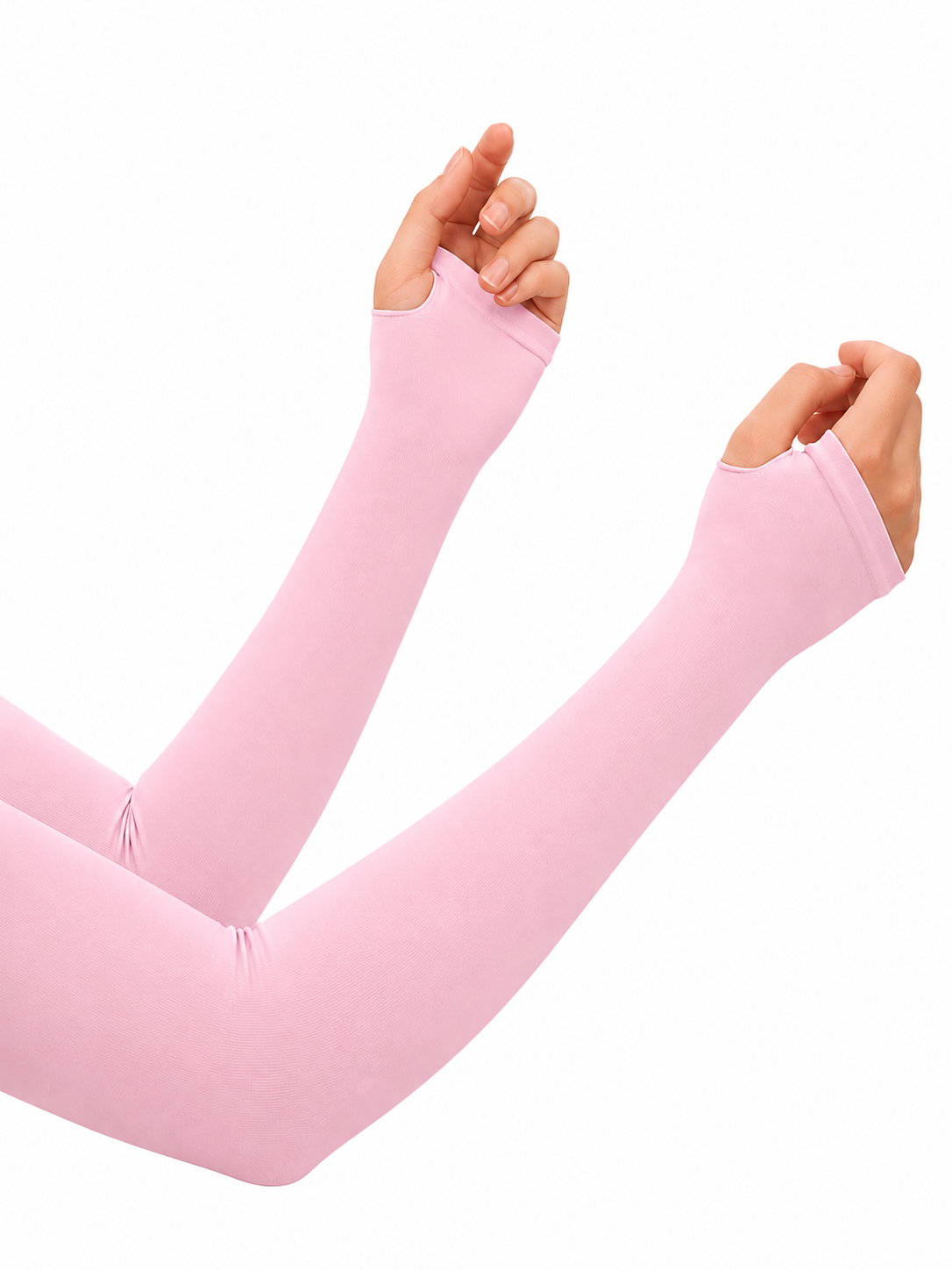 Imported Thumb Hole Sleeves - Pink