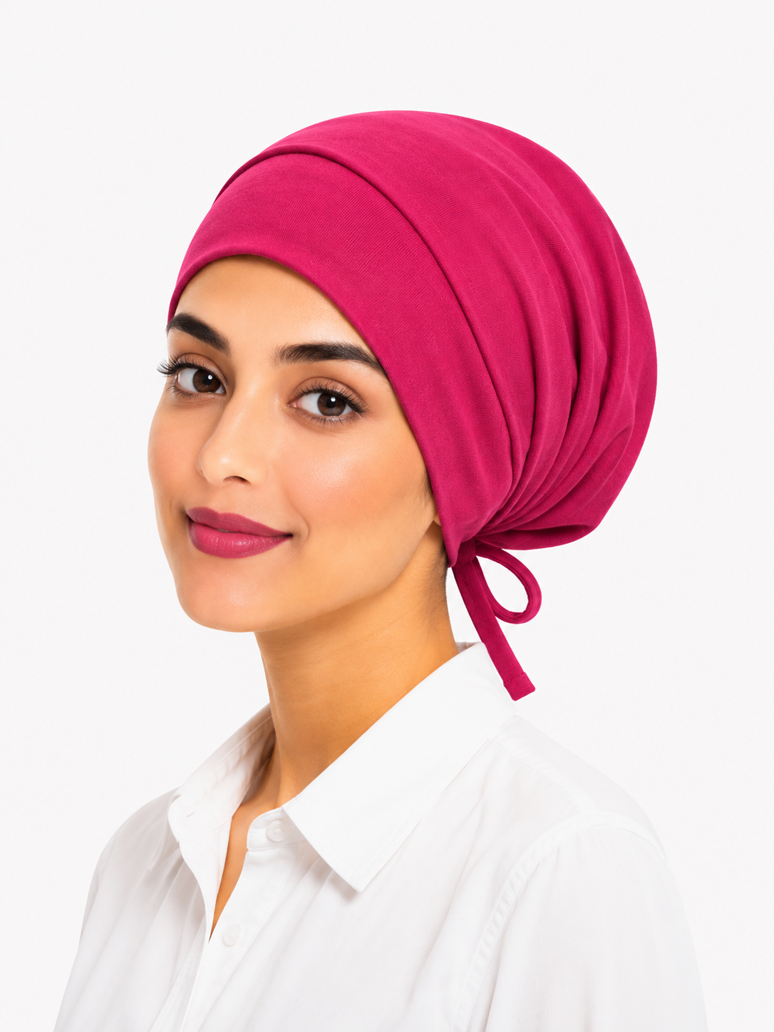 Turban Cap - Sharp Pink