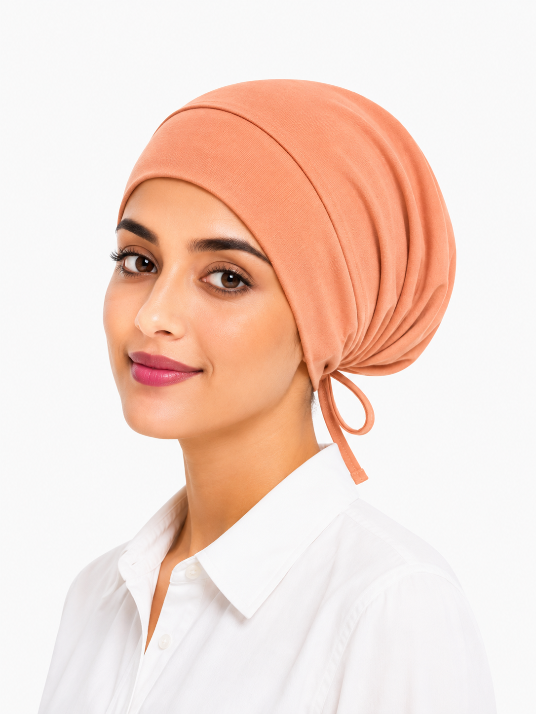 Turban Cap - Soft Peach
