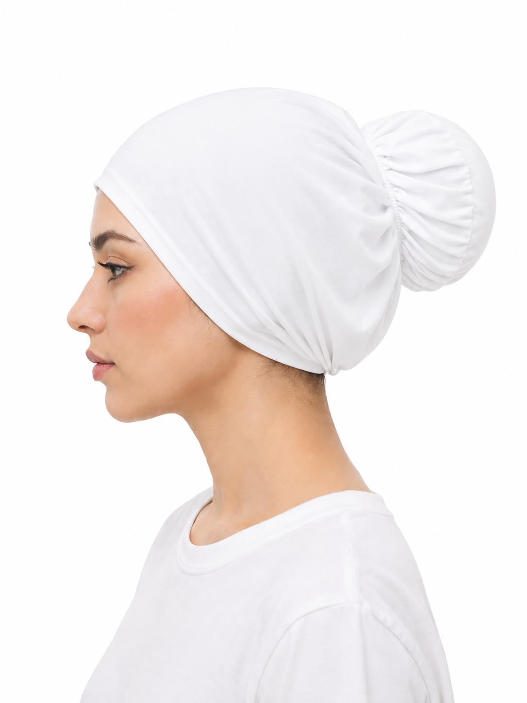 Bun Cap – White
