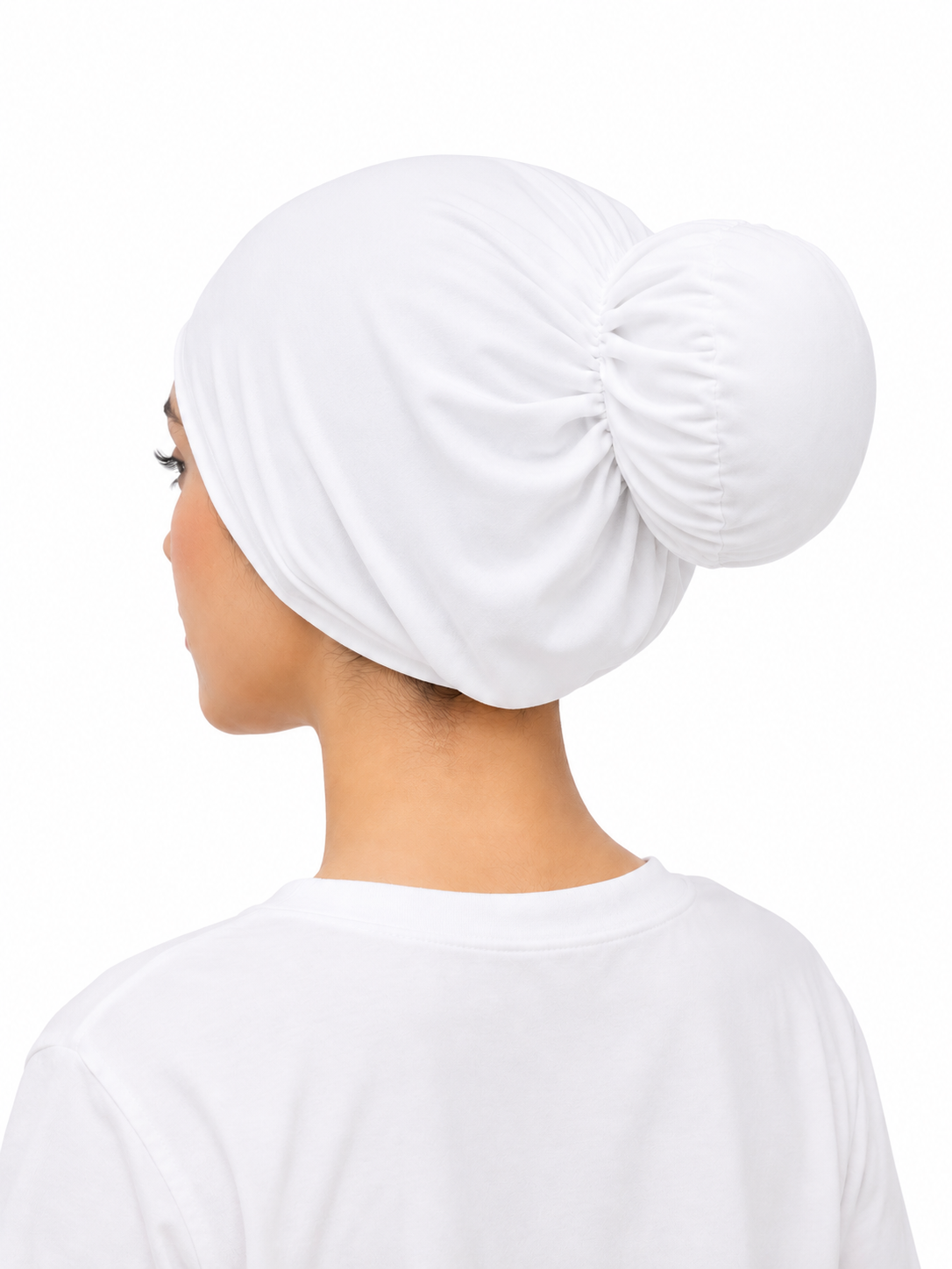 Bun Cap – White